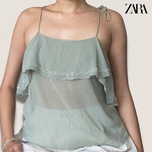 Flowy Beaded Tank Top